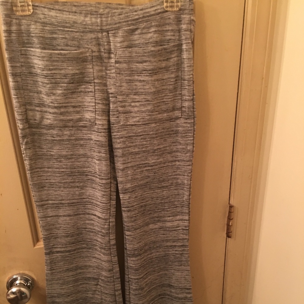 Forever 21 Grey Bell Bottom Pant, Size S